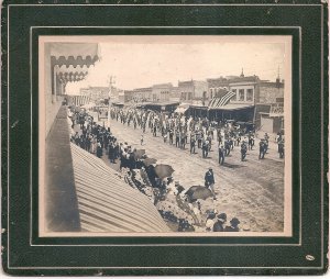 The 20th Kansas Regiment returns to Lawrence from the Philippines  in 1899. (All images from Watkins collections.)